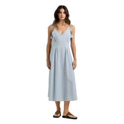 Рокля Pepe jeans Francesca sleeveless midi dress - Blue (Stormy Sea Blue) рокля,дамски,поли,и,рокли,pepe,jeans,francesca,sleeveless,midi,dress,blue,(stormy,sea,blue)