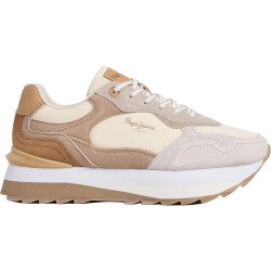 Маратонки Pepe jeans Freya Lea trainers - Beige (Candle White) маратонки,мъжки,маратонки,дамски,маратонки,pepe,jeans,freya,lea,trainers,beige,(candle,white)