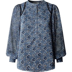 Pepe jeans Gania long sleeve blouse - Blue (Steel Blue) дамски,блузи,pepe,jeans,gania,long,sleeve,blouse,blue,(steel,blue)