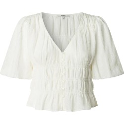 Pepe jeans Gar short sleeve blouse - White (Mousse White) дамски,блузи,pepe,jeans,gar,short,sleeve,blouse,white,(mousse,white)