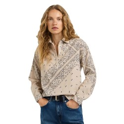 Pepe jeans Georgy long sleeve blouse - Beige (Malt Beige) дамски,блузи,pepe,jeans,georgy,long,sleeve,blouse,beige,(malt,beige)