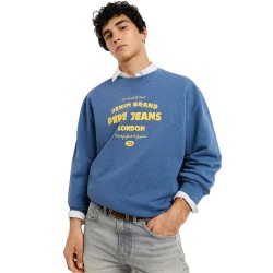 Блуза Pepe jeans Jaxon sweatshirt - Blue (Sea Blue) блуза,мъжки,пуловери,pepe,jeans,jaxon,sweatshirt,blue,(sea,blue)