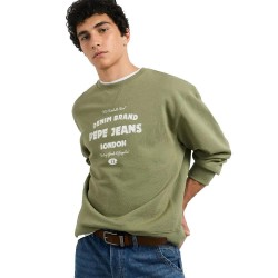 Блуза Pepe jeans Jaxon sweatshirt - Green (Washed Army Green) блуза,мъжки,пуловери,pepe,jeans,jaxon,sweatshirt,green,(washed,army,green)