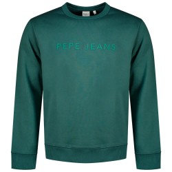 Блуза Pepe jeans Jefferson Big Logo sweatshirt - Green (Richmond Green) блуза,мъжки,пуловери,pepe,jeans,jefferson,big,logo,sweatshirt,green,(richmond,green)