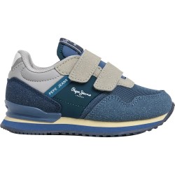 Маратонки Pepe jeans London Essence slip-on trainers - Blue (Steel Blue) маратонки,мъжки,маратонки,дамски,маратонки,pepe,jeans,london,essence,slip,on,trainers,blue,(steel,blue)