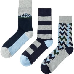 Чорапи Pepe jeans Mountain crew socks 3 pairs - Grey (Marl Grey) чорапи,мъжки,чорапи,дамски,чорапи,pepe,jeans,mountain,crew,socks,3,pairs,grey,(marl,grey)