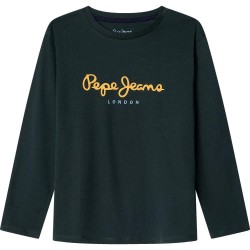 Тениска Pepe jeans New Herman long sleeve T-shirt - Green (Rugby Green) тениска,мъжки,тениски,дамски,тениски,pepe,jeans,new,herman,long,sleeve,t,shirt,green,(rugby,green)