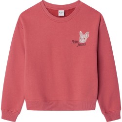 Блуза Pepe jeans Penelope sweatshirt - Pink (Cedar Wood Brown) блуза,детски,блузи,pepe,jeans,penelope,sweatshirt,pink,(cedar,wood,brown)