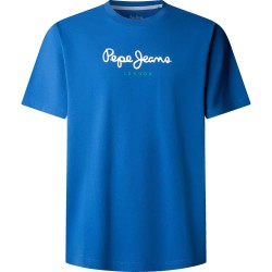 Тениска Pepe jeans PJL73 Eggo short sleeve T-shirt - Blue (Electric Blue) тениска,мъжки,тениски,дамски,тениски,pepe,jeans,pjl73,eggo,short,sleeve,t,shirt,blue,(electric,blue)