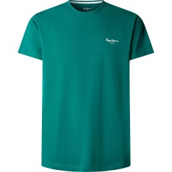 тениска,мъжки,тениски,дамски,тениски,pepe,jeans,pjl73,original,basic,3n,short,sleeve,t,shirt,green,(sherwood,green)