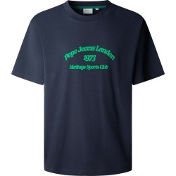 тениска,мъжки,тениски,дамски,тениски,pepe,jeans,pjl73,heritage,sports,club,short,sleeve,t,shirt,blue,(dulwich,blue)