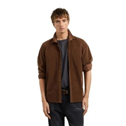 Риза с дълъг ръкав Pepe jeans River long sleeve shirt - Brown (Dark Mocca Brown) риза,с,дълъг,ръкав,дамски,ризи,мъжки,ризи,pepe,jeans,river,long,sleeve,shirt,brown,(dark,mocca,brown)