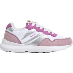 Маратонки Pepe jeans Teagan Urban trainers - White (Malva Purple) маратонки,мъжки,маратонки,дамски,маратонки,pepe,jeans,teagan,urban,trainers,white,(malva,purple)