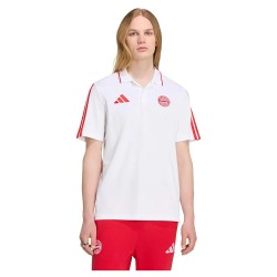 Adidas FC Bayern Munich DNA short sleeve polo - White (White / Better Scarlet) дамски,блузи,с,яка,мъжки,блузи,с,яка,adidas,fc,bayern,munich,dna,short,sleeve,polo,white,(white,better,scarlet)