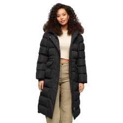 яке,мъжки,якета,дамски,якета,и,палта,superdry,everest,faux,fur,longline,jacket,refurbished,black,(black)