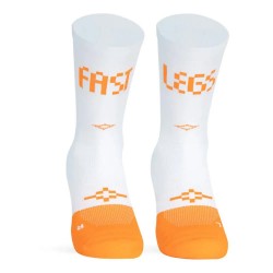 Чорапи Pacific socks Fast legs socks - White (Orange) чорапи,мъжки,чорапи,дамски,чорапи,pacific,socks,fast,legs,socks,white,(orange)