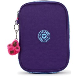 Kipling 100 Pens pencil case - Purple (VIP Purple) ученически,принадлежности,kipling,100,pens,pencil,case,purple,(vip,purple)