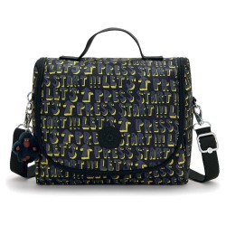 Чанта Kipling New Kichirou 6L lunch bag - Black (Let´s Play Print) чанта,раници,kipling,new,kichirou,6l,lunch,bag,black,(let´s,play,print)