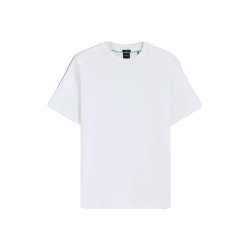Тениска BOSS Union Tape 10279542 T-shirt - White (White) тениска,мъжки,тениски,дамски,тениски,boss,union,tape,10279542,t,shirt,white,(white)