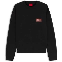 Блуза HUGO Durec 10280528 sweatshirt - Black (Black) блуза,мъжки,пуловери,hugo,durec,10280528,sweatshirt,black,(black)
