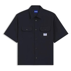 риза,с,къс,ръкав,дамски,ризи,мъжки,ризи,hugo,ekyno,10260730,blue,short,sleeve,shirt,blue,(dark,blue)