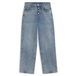 Дънки HUGO Leni 10278563 BLUE jeans - Blue (Bright Blue) дънки,мъжки,панталони,дамски,панталони,hugo,leni,10278563,blue,jeans,blue,(bright,blue)