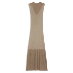 Рокля HUGO Slyanny 10277845 sleeveless midi dress - Brown (Light / Pastel Brown) рокля,дамски,поли,и,рокли,hugo,slyanny,10277845,sleeveless,midi,dress,brown,(light,pastel,brown)