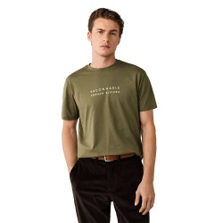 Тениска Façonnable French Riviera short sleeve T-shirt - Green (Forest Night Green) тениска,мъжки,тениски,дамски,тениски,façonnable,french,riviera,short,sleeve,t,shirt,green,(forest,night,green)
