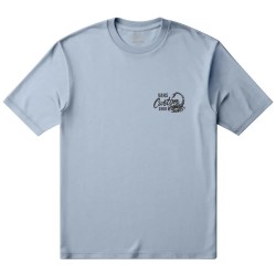 Тениска Vans Custom Cat short sleeve T-shirt - Blue (Soft Slate) тениска,мъжки,тениски,дамски,тениски,vans,custom,cat,short,sleeve,t,shirt,blue,(soft,slate)