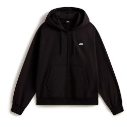 блуза,мъжки,пуловери,vans,left,chest,full,zip,sweatshirt,black,(black)