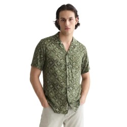 риза,с,къс,ръкав,дамски,ризи,мъжки,ризи,scotch,&,soda,183573,relaxed,fit,short,sleeve,shirt,green,(tiles,flower,olive,night)