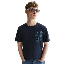 Тениска Scotch & soda 183729 short sleeve T-shirt - Blue (Sky Captain) тениска,мъжки,тениски,дамски,тениски,scotch,&,soda,183729,short,sleeve,t,shirt,blue,(sky,captain)