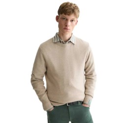 Блуза Scotch & soda 183770 sweater - Beige (Pure Cashmere) блуза,мъжки,пуловери,дамски,пуловери,scotch,&,soda,183770,sweater,beige,(pure,cashmere)