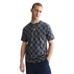 Тениска Scotch & soda 184314 short sleeve T-shirt - Blue (Soft Geo Meteorite) тениска,мъжки,тениски,дамски,тениски,scotch,&,soda,184314,short,sleeve,t,shirt,blue,(soft,geo,meteorite)