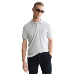 дамски,блузи,с,яка,мъжки,блузи,с,яка,scotch,&,soda,184414,short,sleeve,polo,white,grey,(grey,dawn)