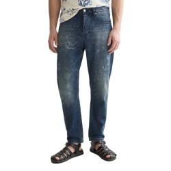 Дънки Scotch & soda The Dean Loose Tapered Fit jeans - Blue (Delft Tiles Blue) дънки,мъжки,панталони,дамски,панталони,scotch,&,soda,the,dean,loose,tapered,fit,jeans,blue,(delft,tiles,blue)