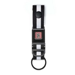 ключодържатели,chrome,mini,buckle,key,ring,clear,(black)