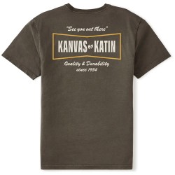 Тениска Katin Axle short sleeve T-shirt - Brown (Lead) тениска,мъжки,тениски,дамски,тениски,katin,axle,short,sleeve,t,shirt,brown,(lead)