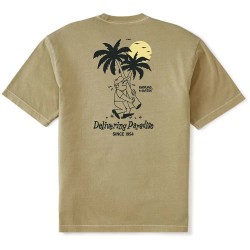 Тениска Katin Delivery Boxy Fit short sleeve T-shirt - Beige / Green (Covert Green) тениска,мъжки,тениски,дамски,тениски,katin,delivery,boxy,fit,short,sleeve,t,shirt,beige,green,(covert,green)