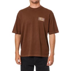 Тениска Katin Scrubber Boxy Fit short sleeve T-shirt - Brown (Mahogany) тениска,мъжки,тениски,дамски,тениски,katin,scrubber,boxy,fit,short,sleeve,t,shirt,brown,(mahogany)