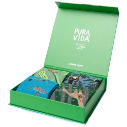 Чорапи Jimmy lion Pura Vida long socks 3 pairs - Green (Multicolor) чорапи,мъжки,чорапи,дамски,чорапи,jimmy,lion,pura,vida,long,socks,3,pairs,green,(multicolor)