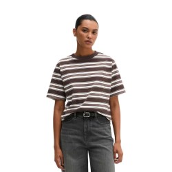 Блуза с яка Marc o´polo 5000012308 short sleeve T-shirt - Brown (Dark Red_Multi_01) блуза,с,яка,мъжки,тениски,дамски,тениски,marc,o´polo,5000012308,short,sleeve,t,shirt,brown,(dark,red,multi,01)