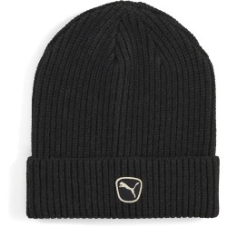 Шапка Puma Cat Patch Mid Crown beanie - Black (Puma Black) шапка,всички,шапки,puma,cat,patch,mid,crown,beanie,black,(puma,black)