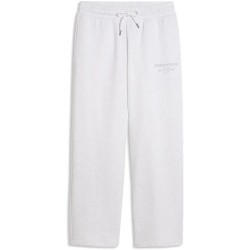 Анцуг Puma Class Comfort Straight Leg sweat pants - White (White Glow Heather) анцуг,мъжки,панталони,дамски,панталони,puma,class,comfort,straight,leg,sweat,pants,white,(white,glow,heather)