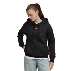 суичър,дамски,блузи,puma,essential,centered,cat,logo,relaxed,hoodie,black,(puma,black)