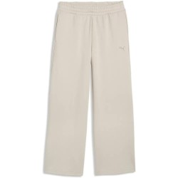 Анцуг Puma Essential Cat Standard Wide Leg sweat pants - Beige (Silver Fog) анцуг,мъжки,панталони,дамски,панталони,puma,essential,cat,standard,wide,leg,sweat,pants,beige,(silver,fog)