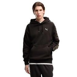 Суичър Puma Essential Elevated Tape Relaxed hoodie - Black (Puma Black) суичър,мъжки,пуловери,puma,essential,elevated,tape,relaxed,hoodie,black,(puma,black)