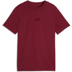 Тениска Puma Essential Small Nº1 Logo Centered short sleeve T-shirt - Red (Garnet Glow) тениска,мъжки,тениски,дамски,тениски,puma,essential,small,nº1,logo,centered,short,sleeve,t,shirt,red,(garnet,glow)