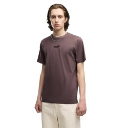 Тениска Puma Essential Small Nº1 Logo Centered short sleeve T-shirt - Brown (Rich Cocoa) тениска,мъжки,тениски,дамски,тениски,puma,essential,small,nº1,logo,centered,short,sleeve,t,shirt,brown,(rich,cocoa)