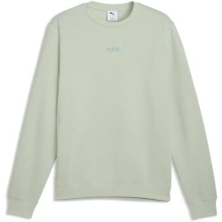 Блуза Puma Essential Small Nº1 Logo Centered sweatshirt - Green (Soft Grass) блуза,мъжки,пуловери,puma,essential,small,nº1,logo,centered,sweatshirt,green,(soft,grass)